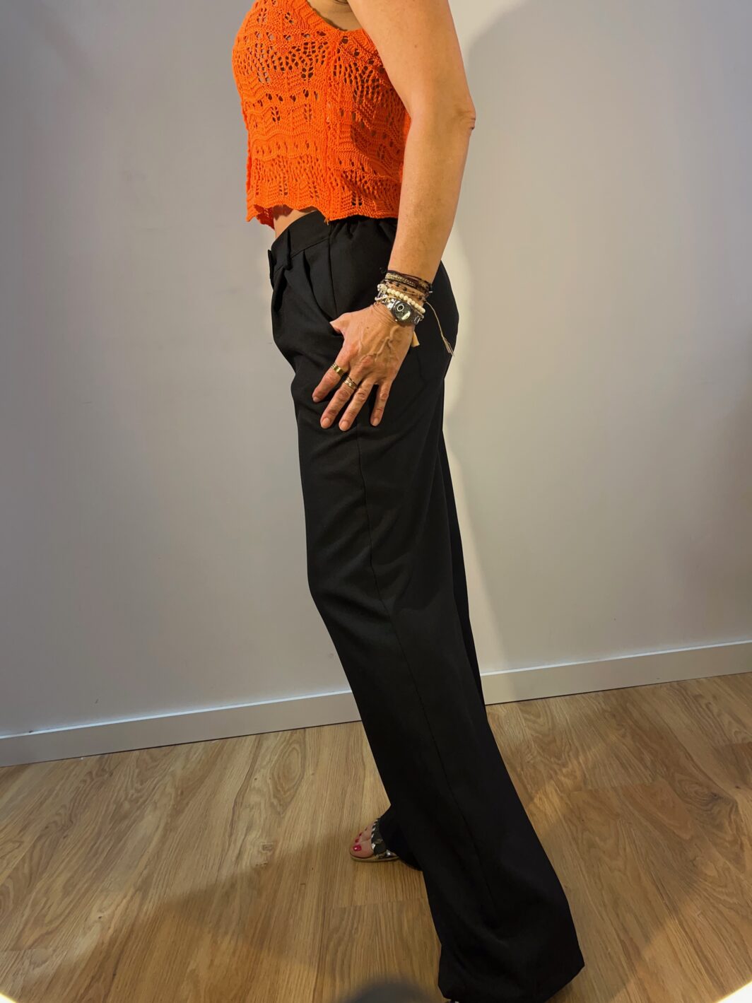 Pantalón sastre negro - Imagen 11