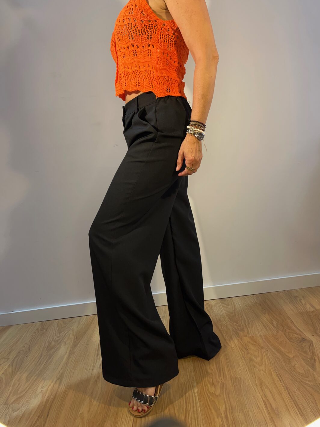 Pantalón sastre negro - Imagen 12