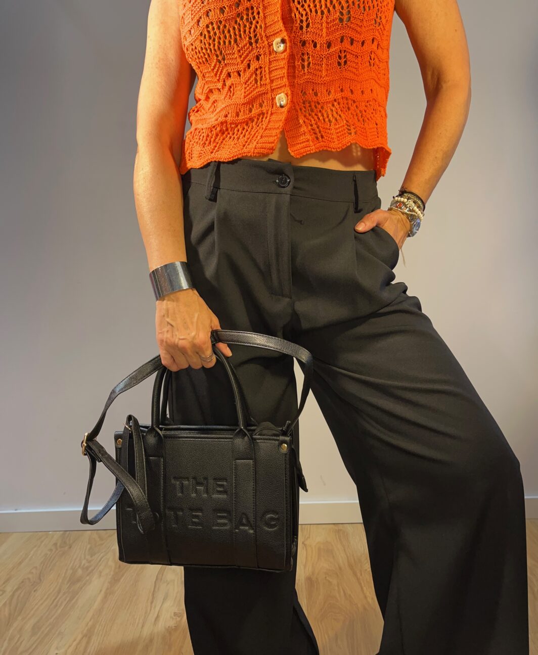 Pantalón sastre negro - Imagen 6