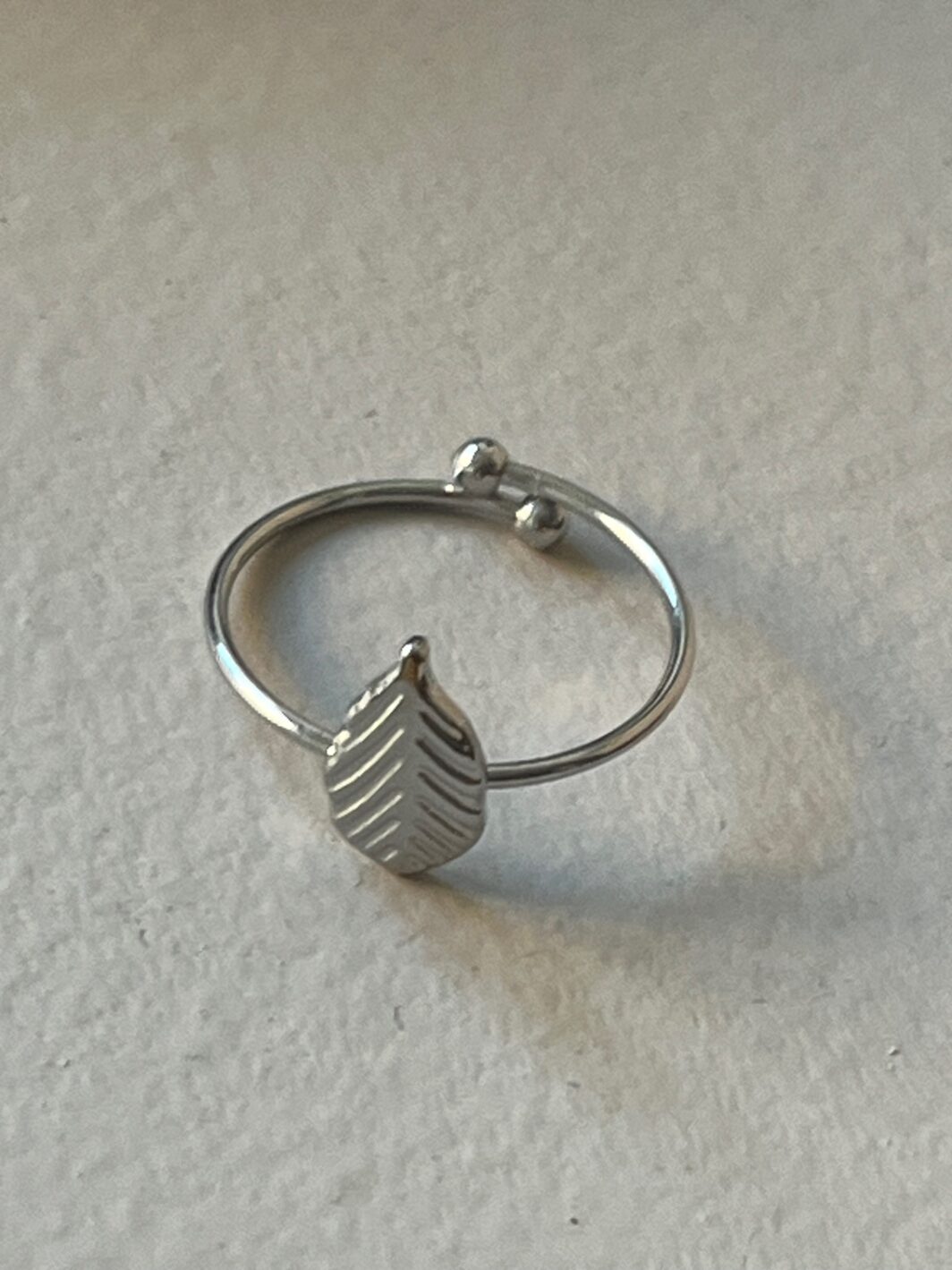 Anillo plata plumita - Imagen 3