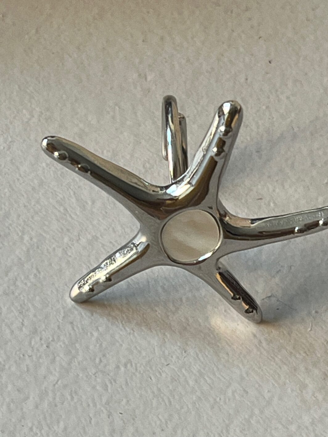 Anillo estrella grande nácar - Imagen 3