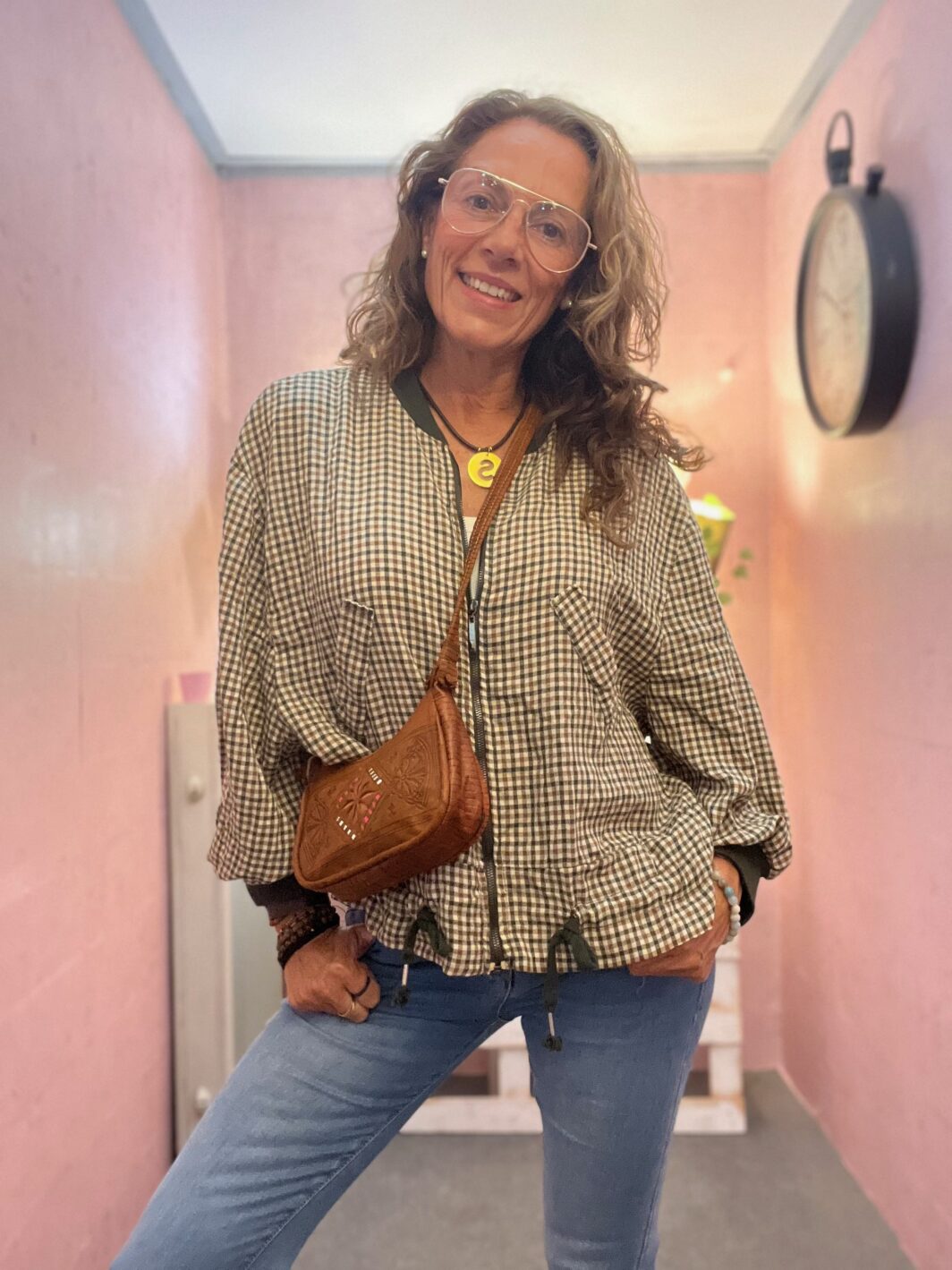 Bomber Vichy verde - Imagen 3
