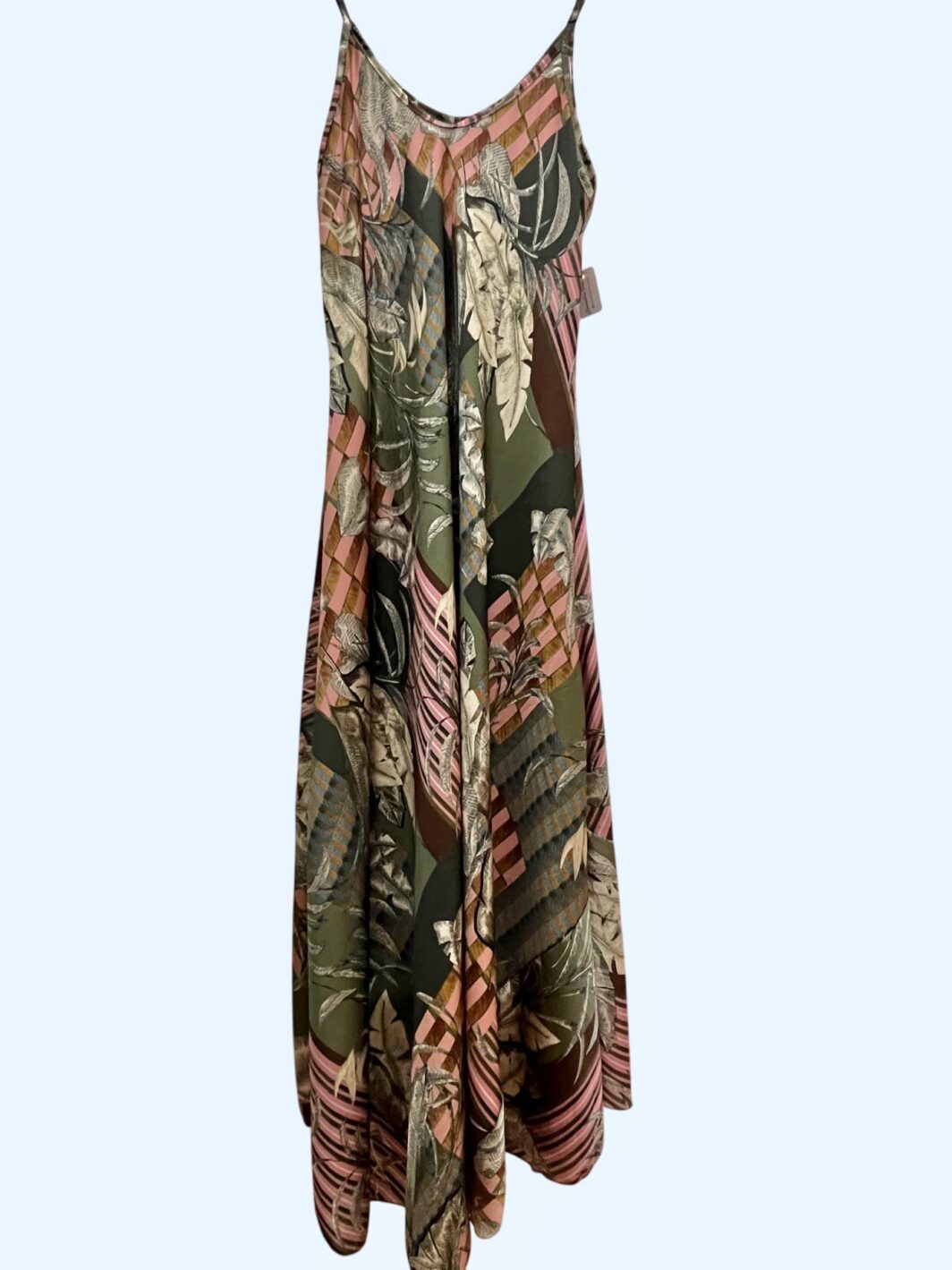 Vestido estampado Satinado