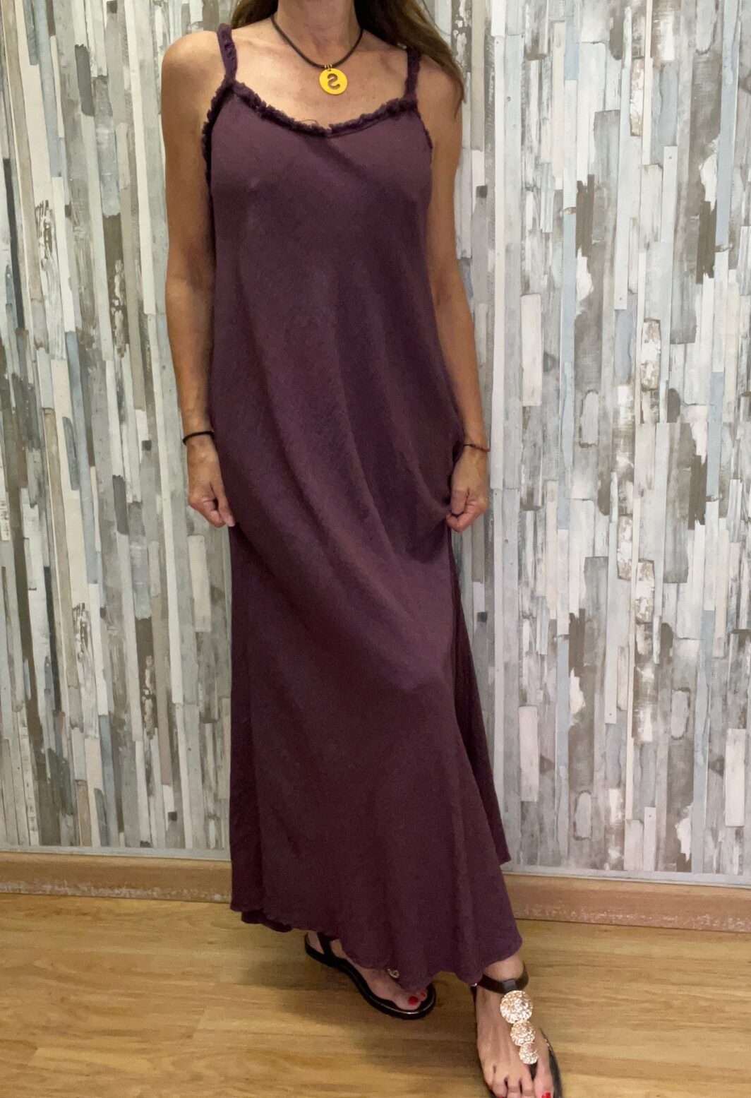 Vestido Largo Viscosa