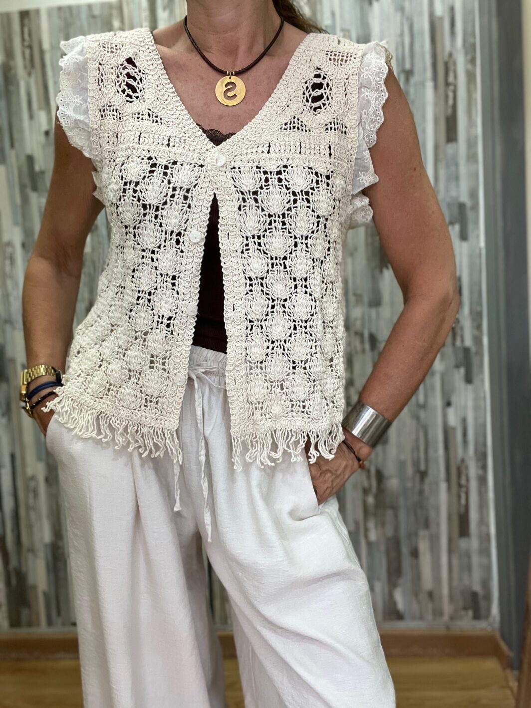 Chaleco croché
