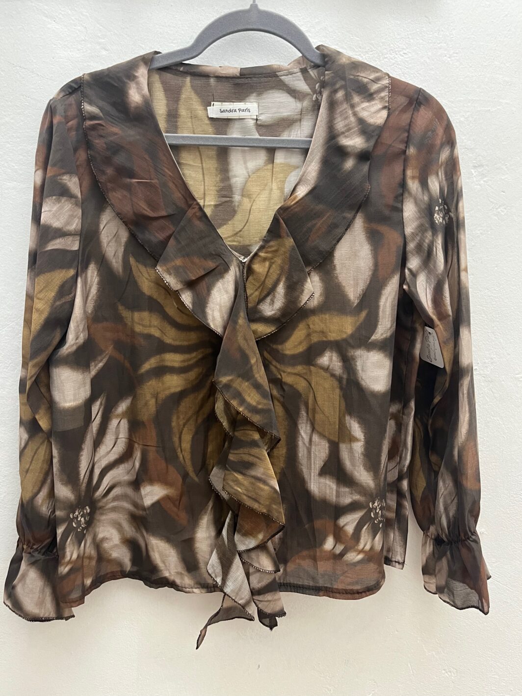 Blusa gasa estampada