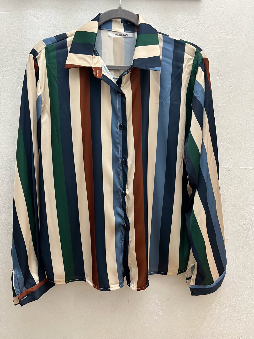 Blusa Satinada Rayas