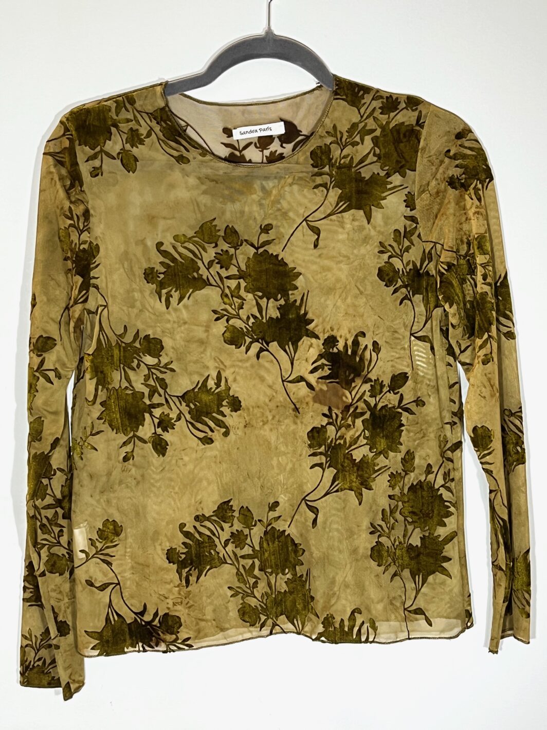 Blusa Tul Flores